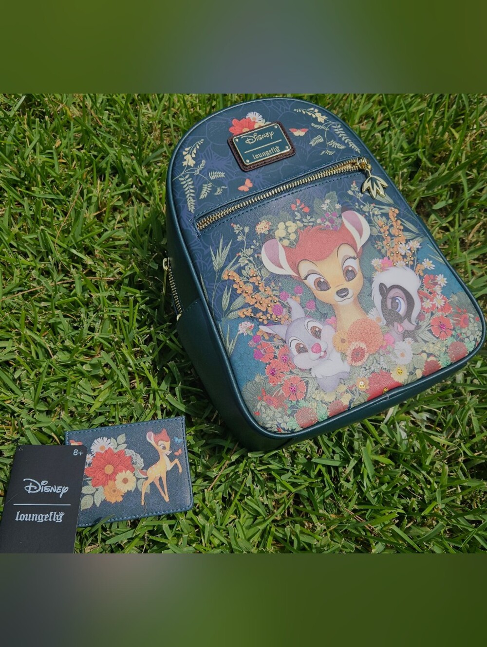 Loungefly Bambi Mini Backpack and Card Holder